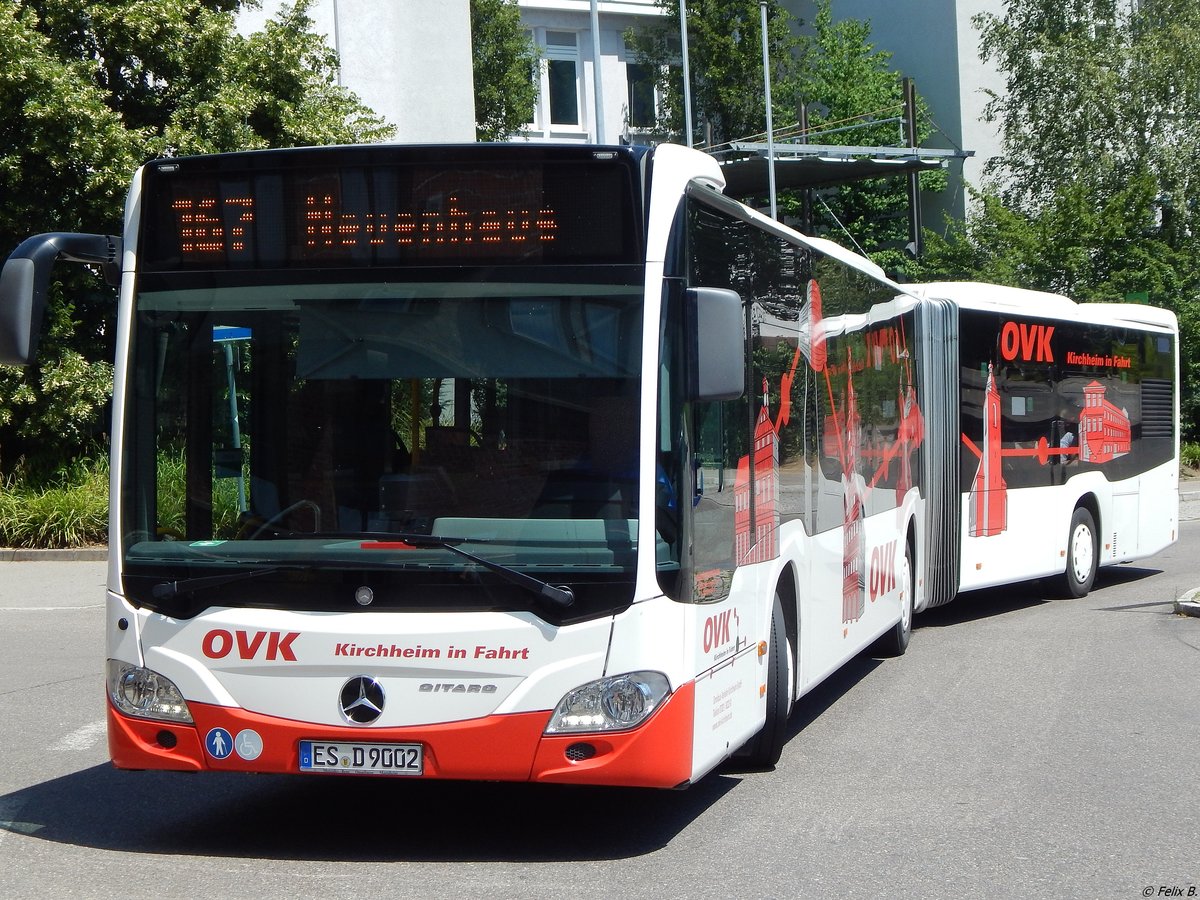 Mercedes Citaro III von Omnibusverkehr Kirchheim in Nürtingen am 20.06.2018