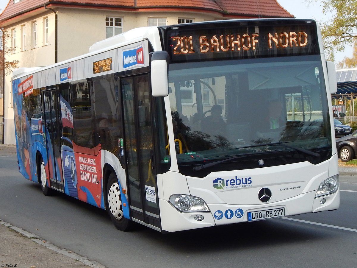 Mercedes Citaro III von Regionalbus Rostock in Güstrow am 18.10.2017