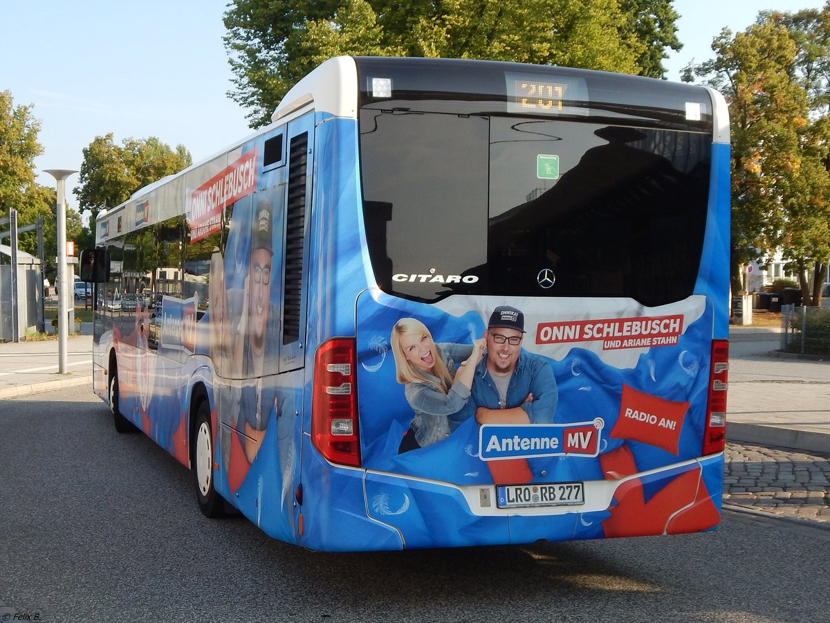 Mercedes Citaro III von Regionalbus Rostock in Güstrow am 19.08.2018