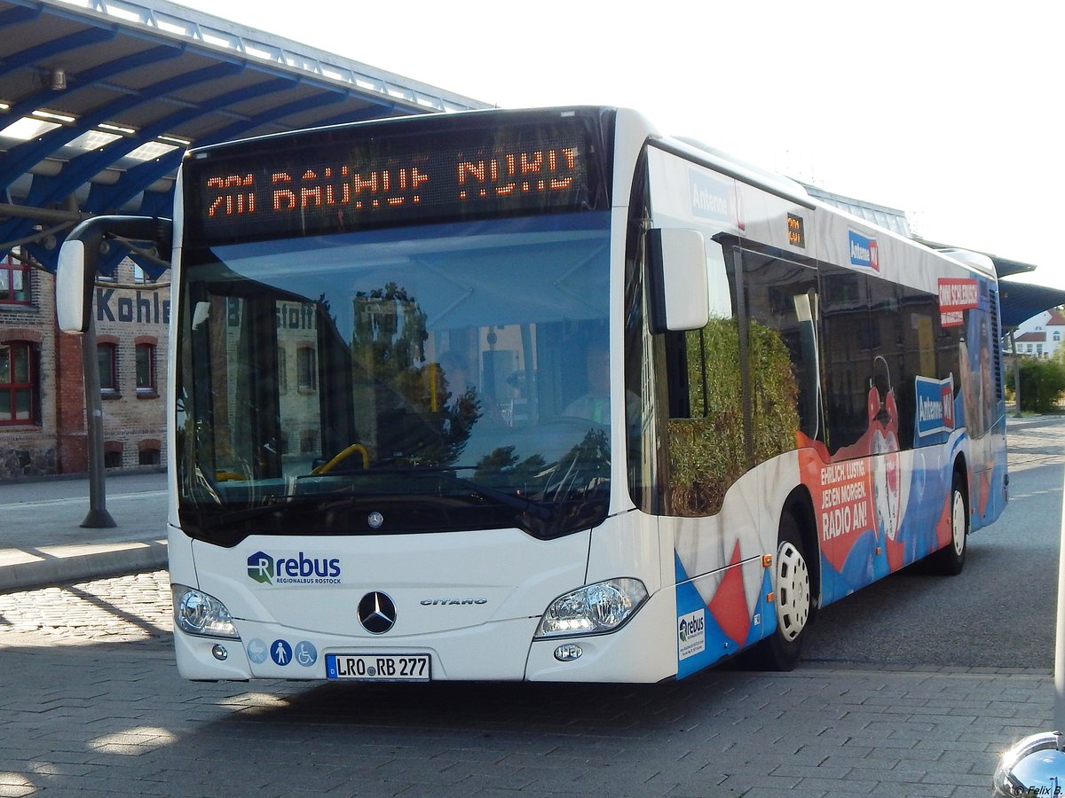 Mercedes Citaro III von Regionalbus Rostock in Güstrow am 19.08.2018
