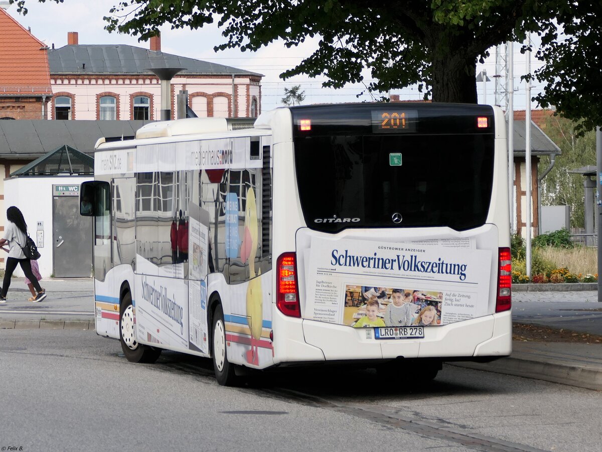 Mercedes Citaro III von Regionalbus Rostock in G�strow am 03.08.2024