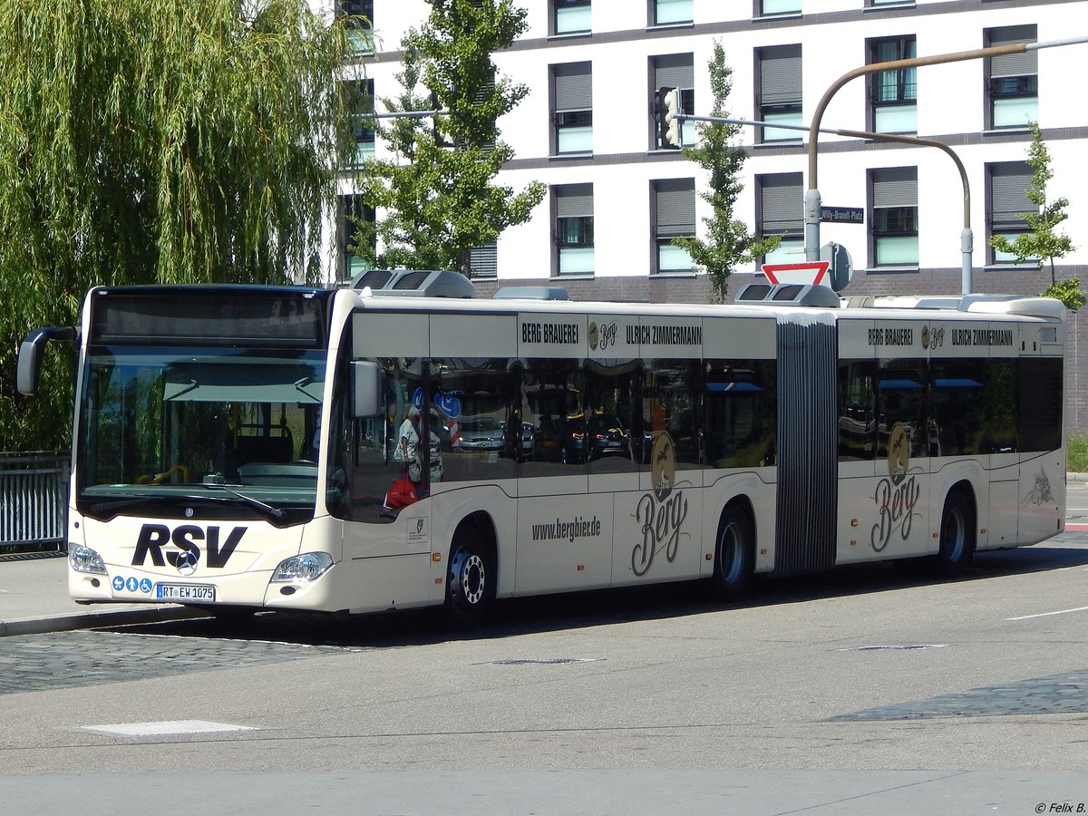 Mercedes Citaro III der Reutlinger Stadtverkehrsgesellschaft in Reutlingen am 20.06.2018