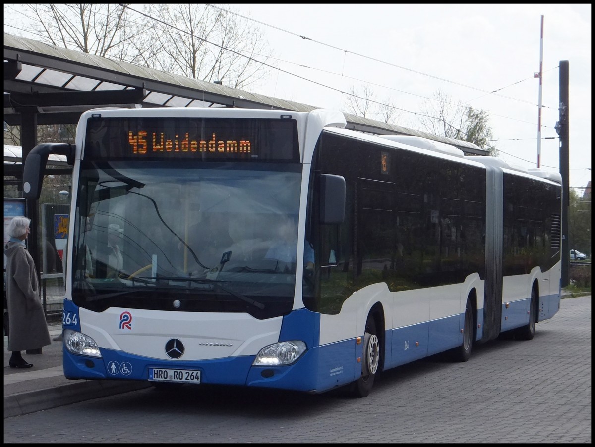 Mercedes Citaro III der Rostocker Straßenbahn AG in Rostock am 13.04.2014