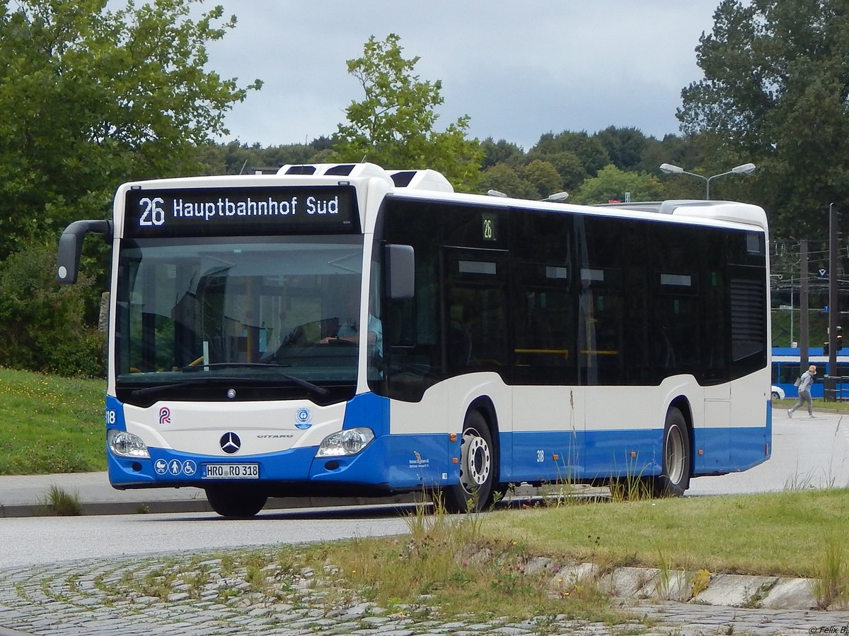 Mercedes Citaro III der Rostocker Straßenbahn AG in Rostock am 07.09.2017