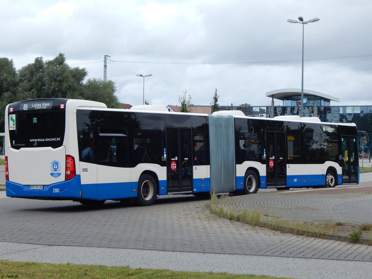 Mercedes Citaro III der Rostocker Straßenbahn AG in Rostock am 07.09.2017