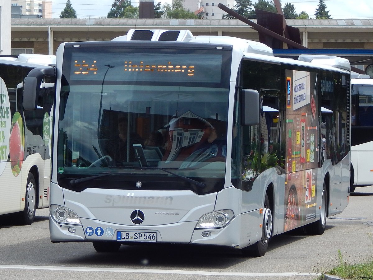 Mercedes Citaro III von Spillmann aus Deutschland in Bietigheim-Bissingen am 21.06.2018