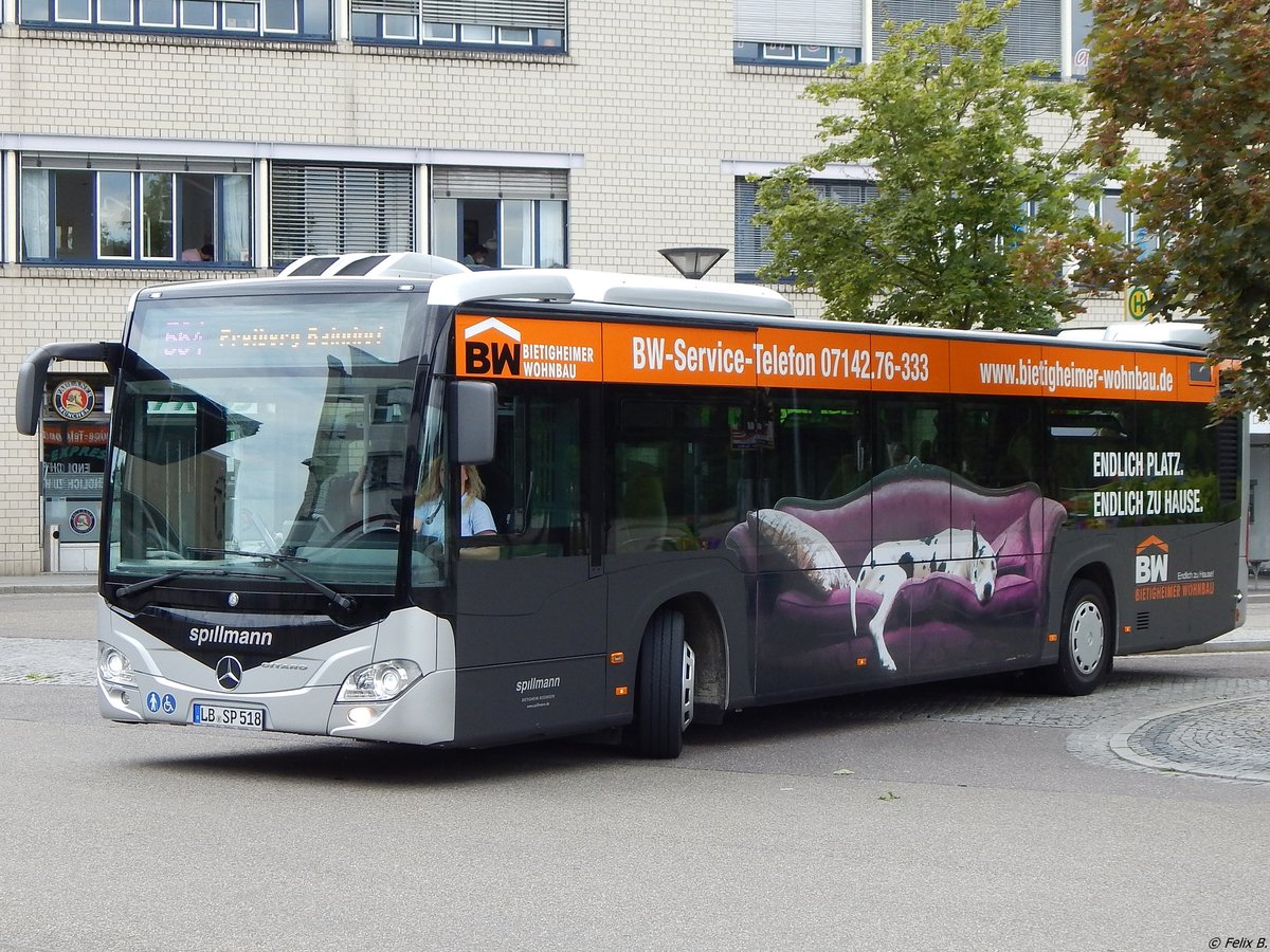 Mercedes Citaro III von Spillmann aus Deutschland in Bietigheim-Bissingen am 21.06.2018
