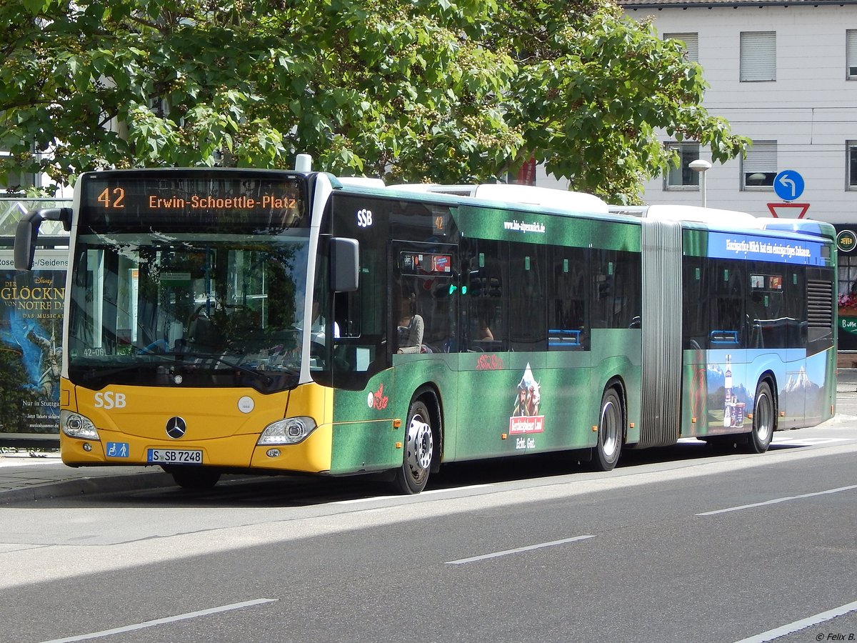 Mercedes Citaro III der SSB in Stuttgart am 18.06.2018