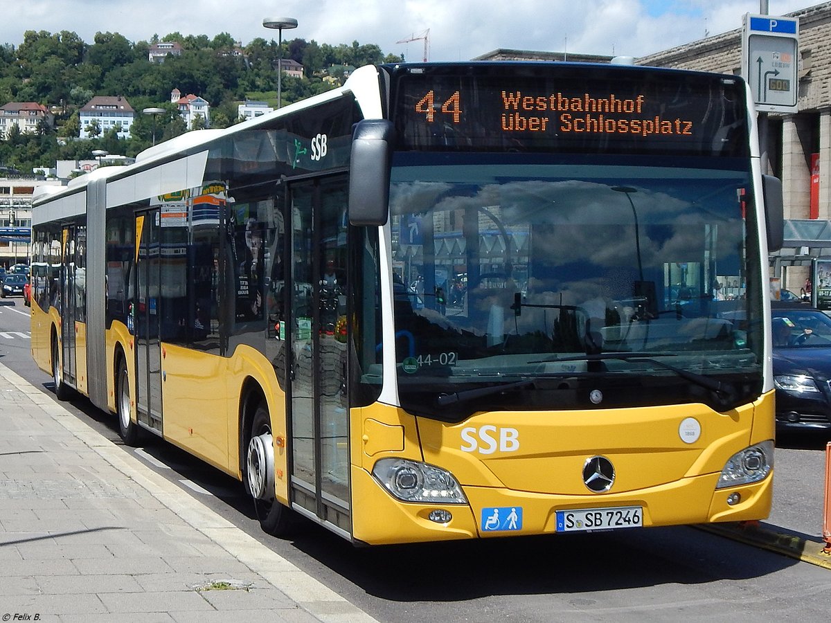 Mercedes Citaro III der SSB in Stuttgart am 18.06.2018