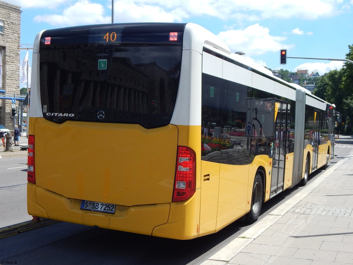 Mercedes Citaro III der SSB in Stuttgart am 18.06.2018