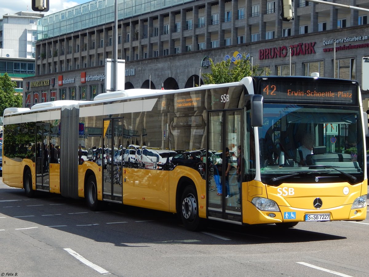 Mercedes Citaro III der SSB in Stuttgart am 19.06.2018