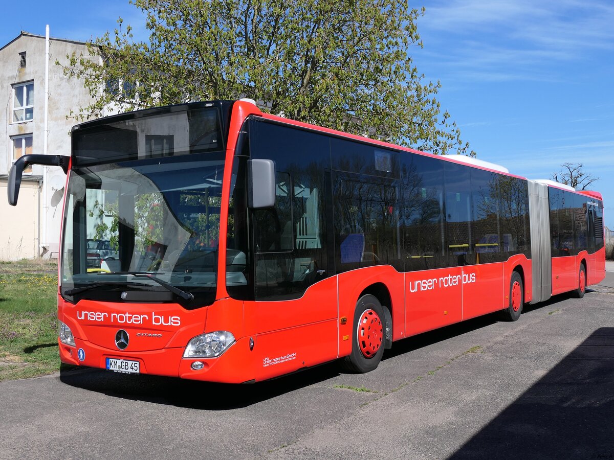 Mercedes Citaro III von URB aus Deutschland in Ueckermünde am 19.04.2020