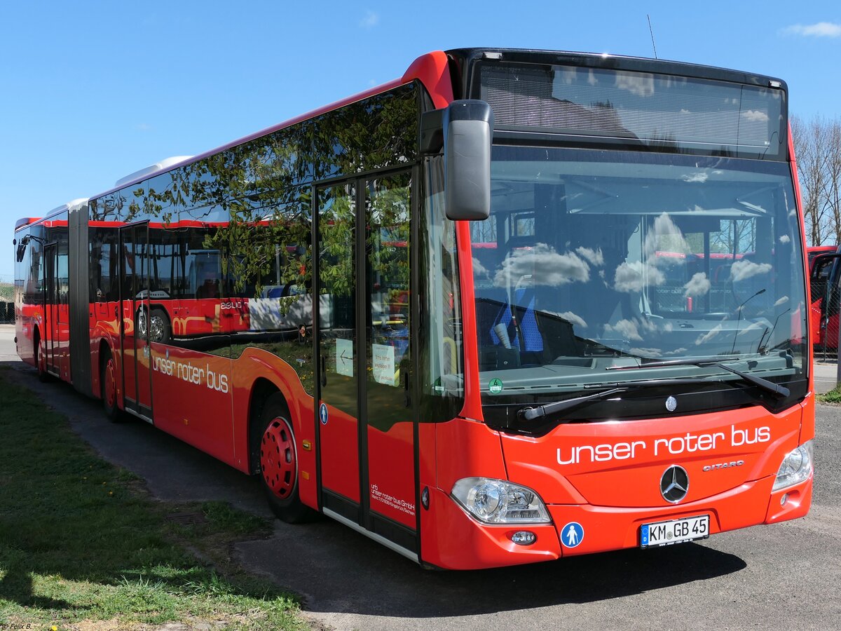 Mercedes Citaro III von URB aus Deutschland in Ueckermünde am 19.04.2020