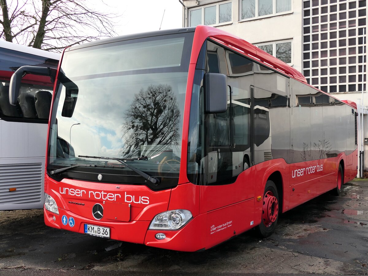 Mercedes Citaro III von URB aus Deutschland in Ueckermnde am 09.01.2021
