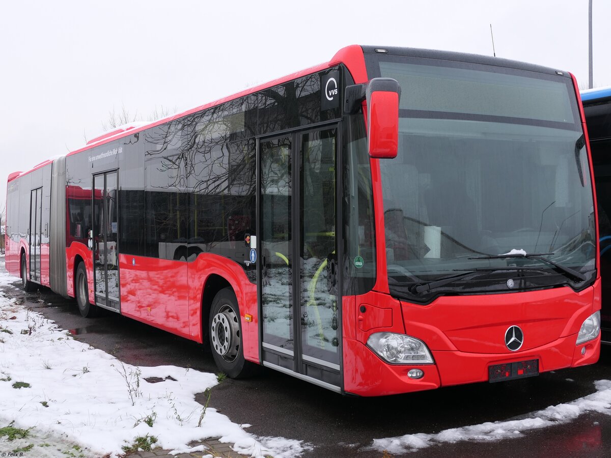 Mercedes Citaro III von URB aus Deutschland (ex Verkehrsbetriebe Nagoldtal - CW-LL 1248) in Ueckermünde am 12.12.2021