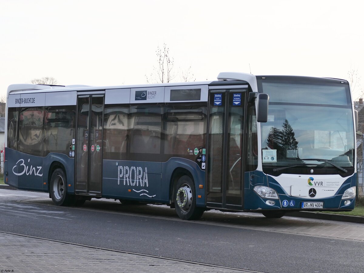 Mercedes Citaro III der VVR in Sassnitz am 15.01.2022