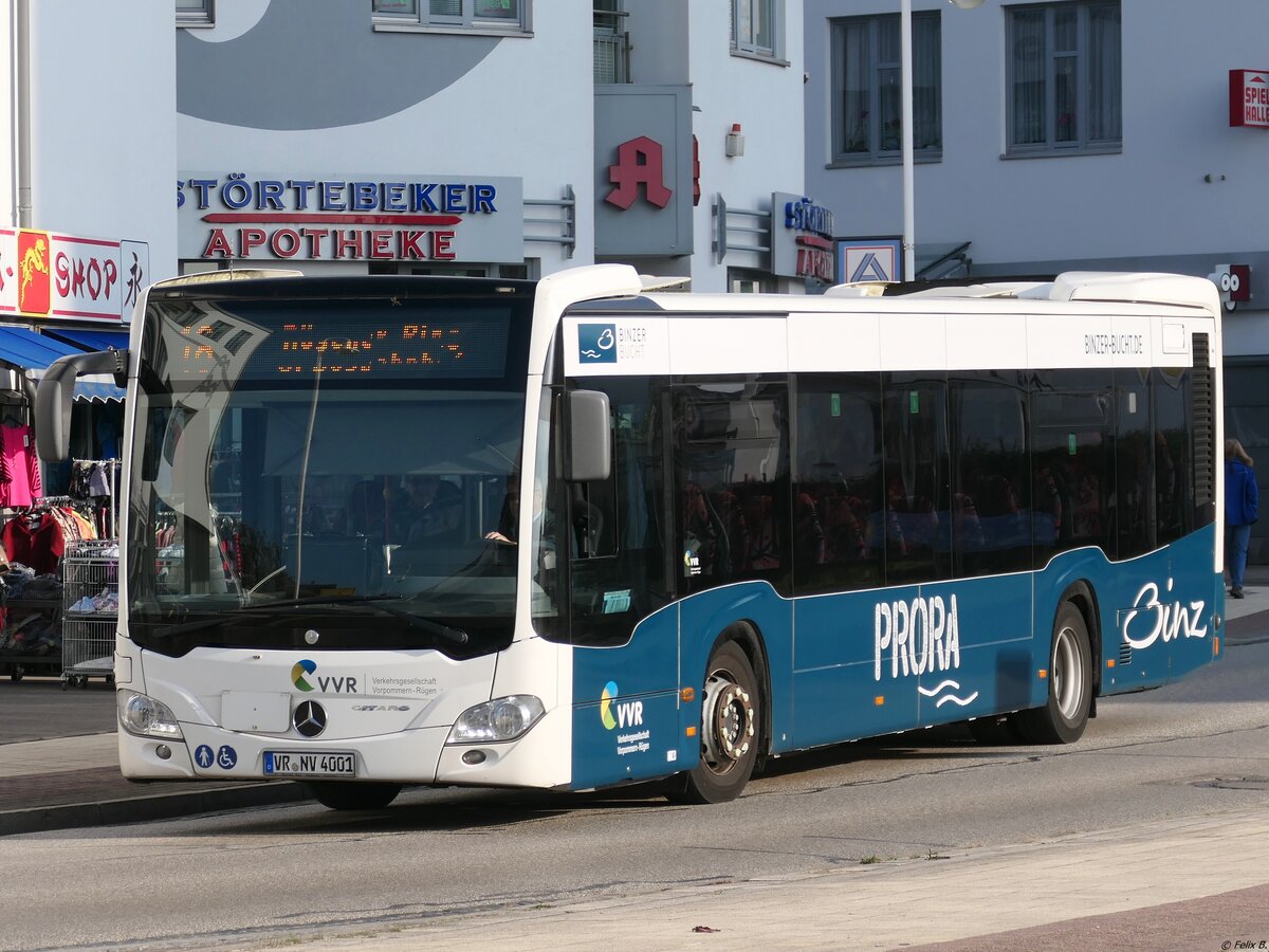 Mercedes Citaro III der VVR in Sassnitz am 19.10.2024