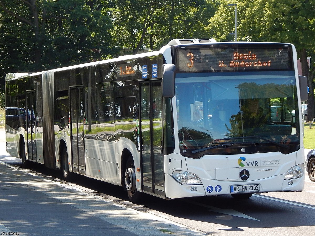 Mercedes Citaro III der VVR in Stralsund am 21.07.2017