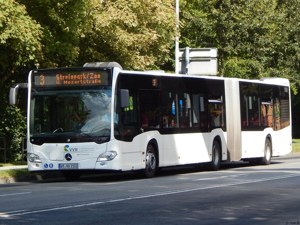 Mercedes Citaro III der VVR in Stralsund am 25.08.2017