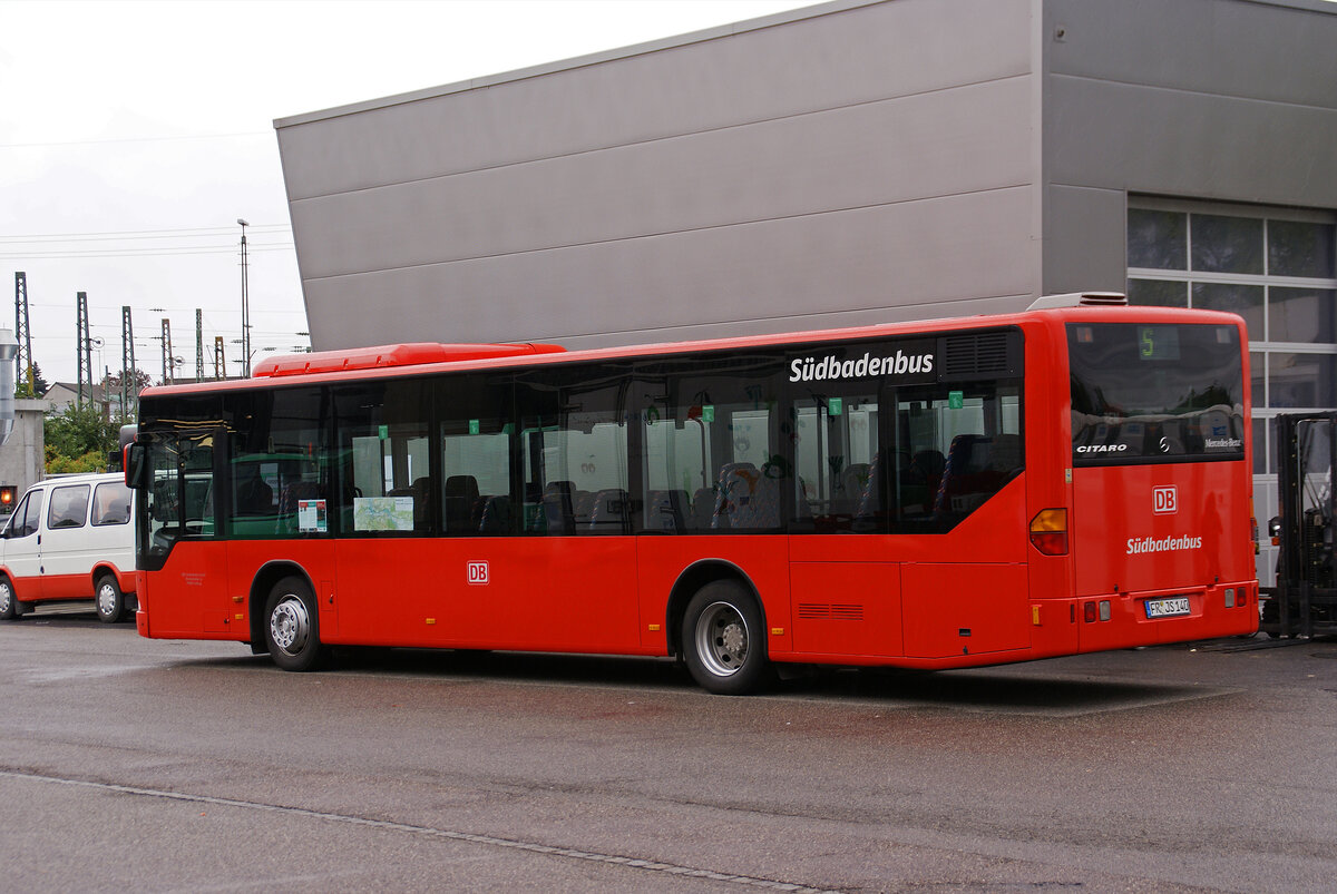 Mercedes Citaro von Südbadebus steht am 06.09.2008 auf dem Hof der Garage Rankstrasse.