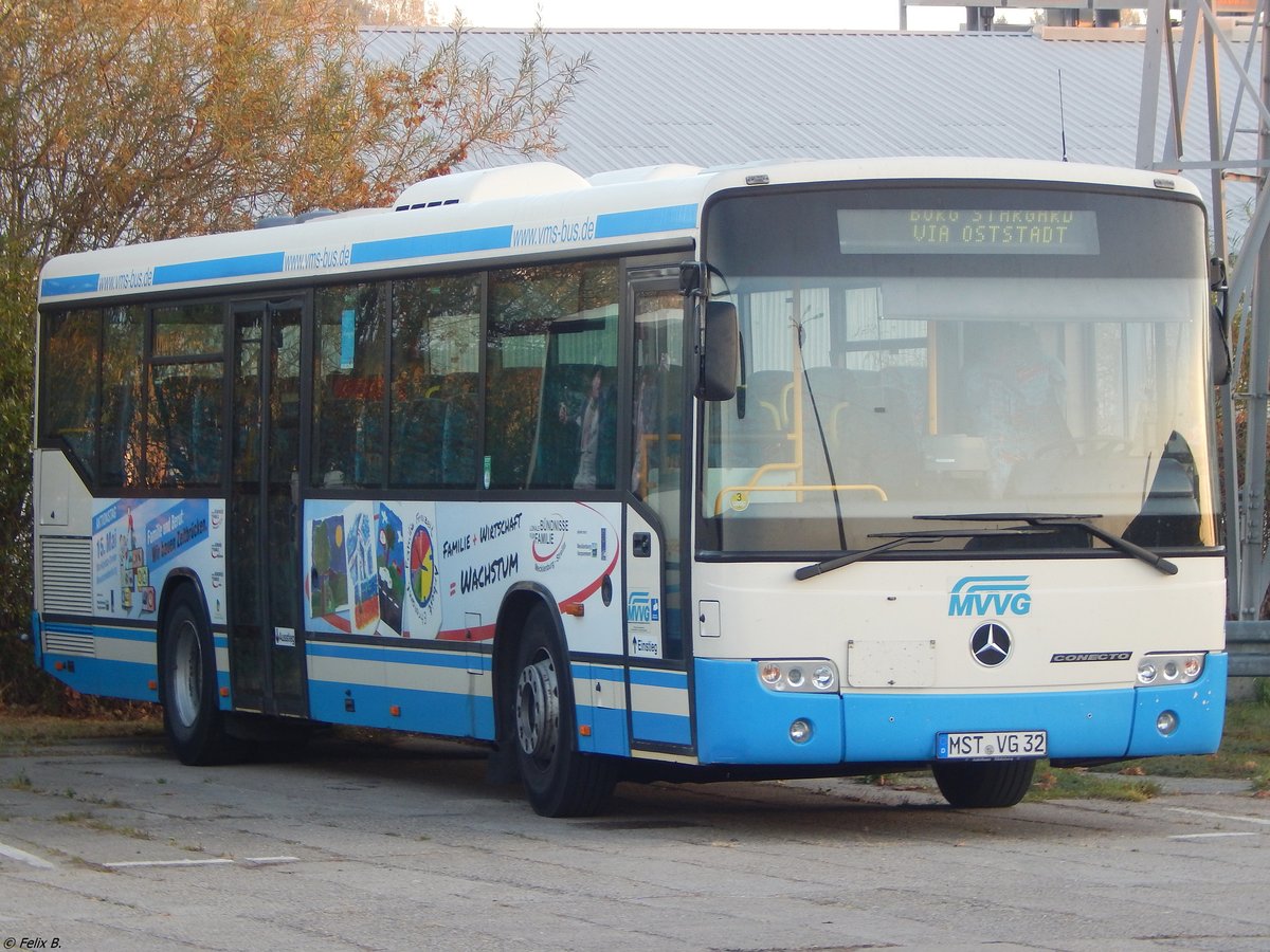 Mercedes Conecto der MVVG in Neubrandenburg am 12.10.2018