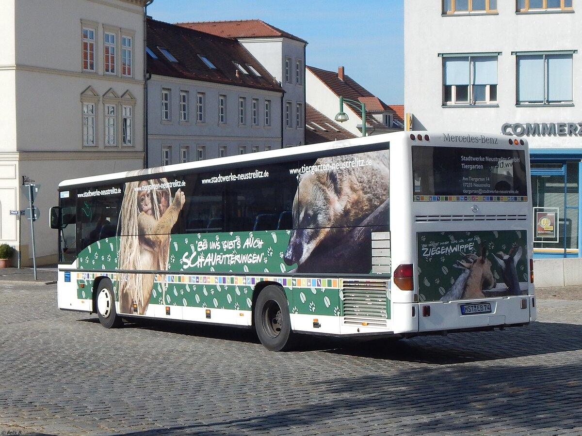 Mercedes Integro von Becker-Strelitz Reisen aus Deutschland in Neustrelitz am 23.09.2019