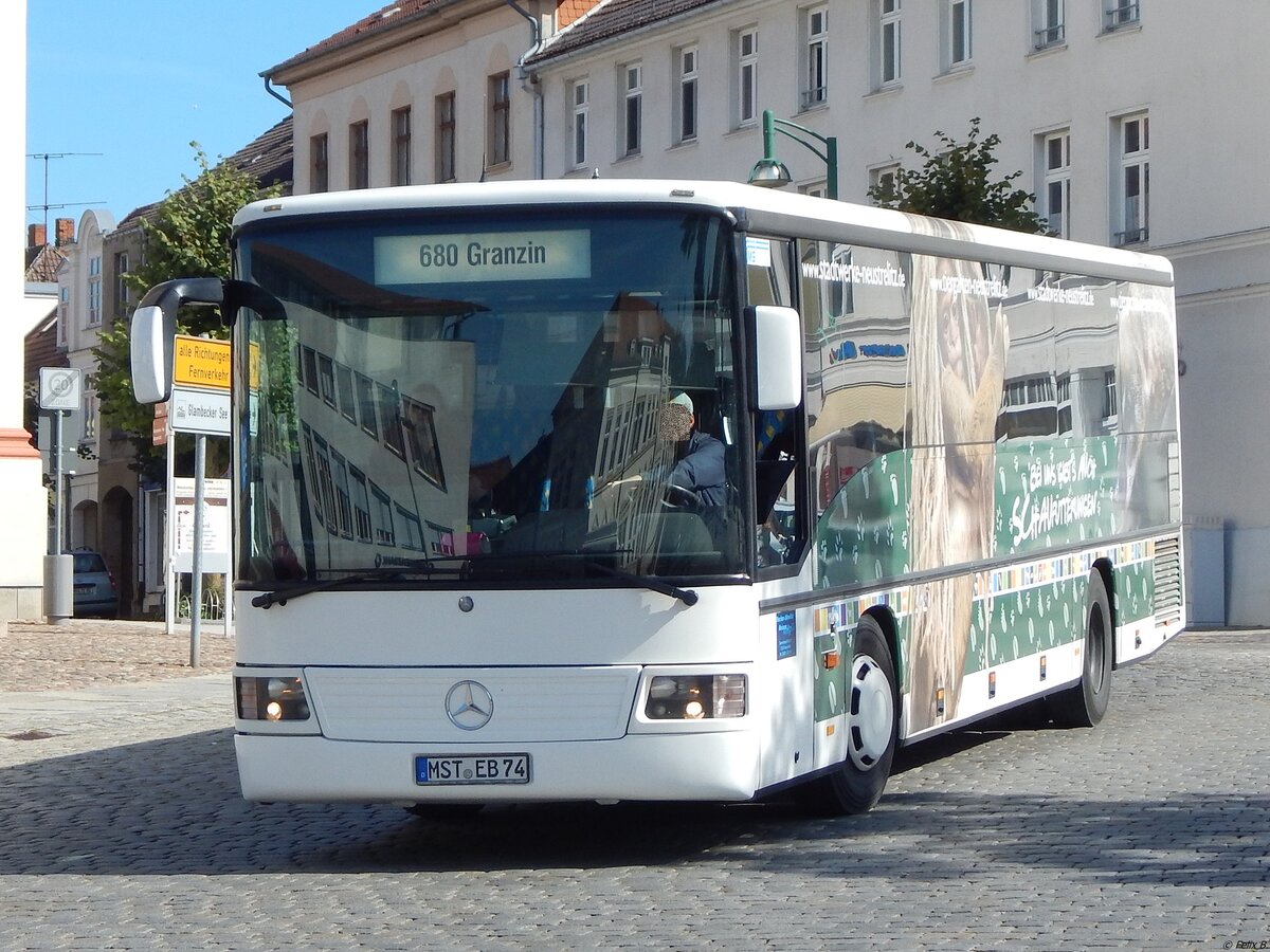 Mercedes Integro von Becker-Strelitz Reisen aus Deutschland in Neustrelitz am 23.09.2019