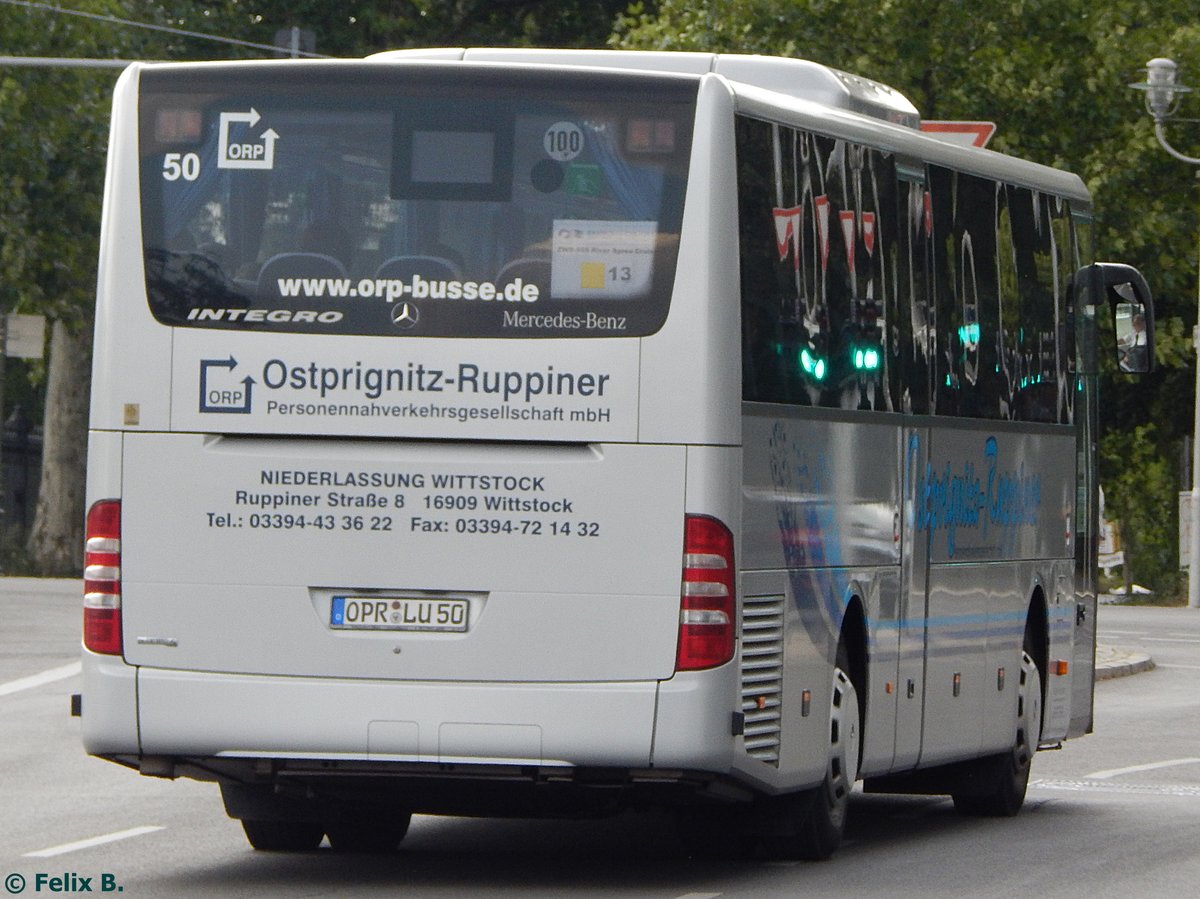 Mercedes Integro von Ostprignitz-Ruppiner Personenverkehrsgesellschaft in Berlin am 23.08.2015