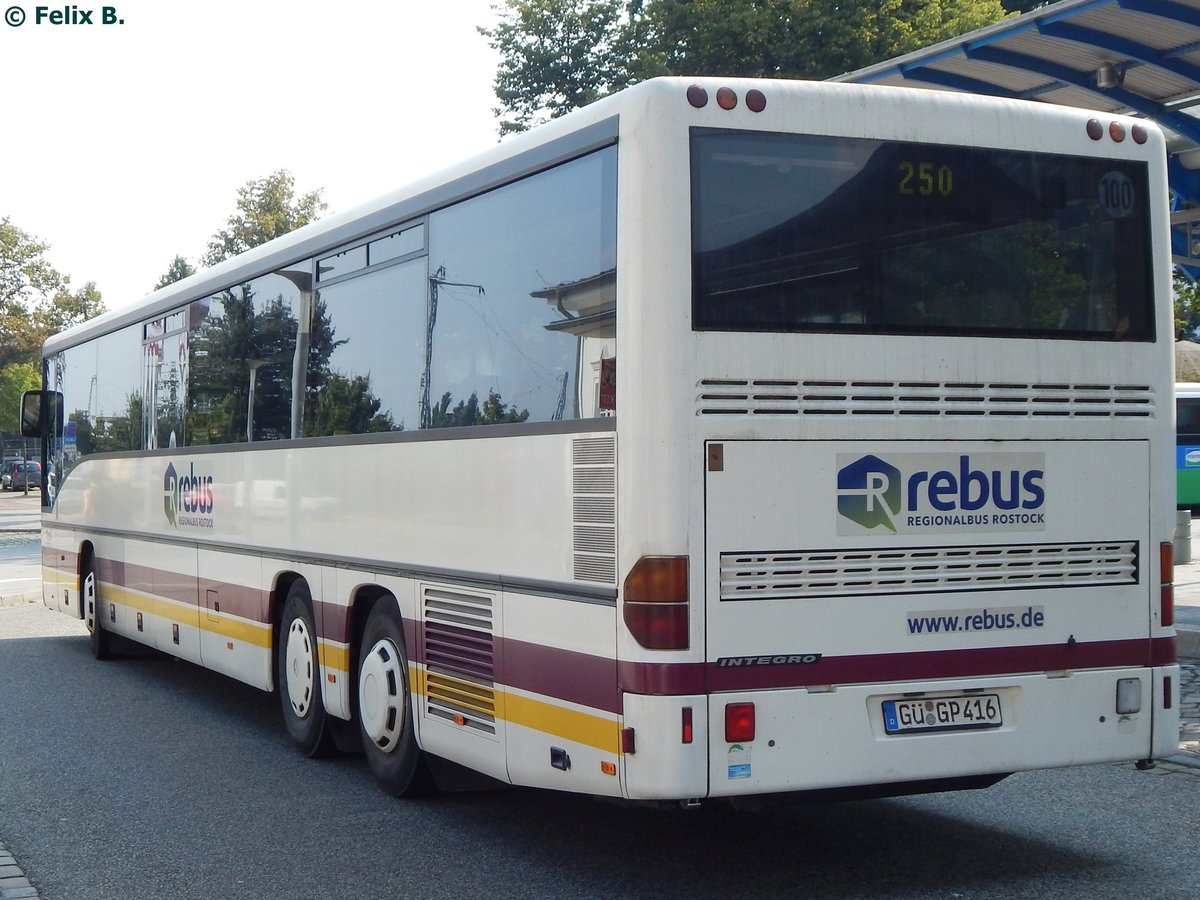 Mercedes Integro von Regionalbus Rostock in Güstrow am 13.09.2016