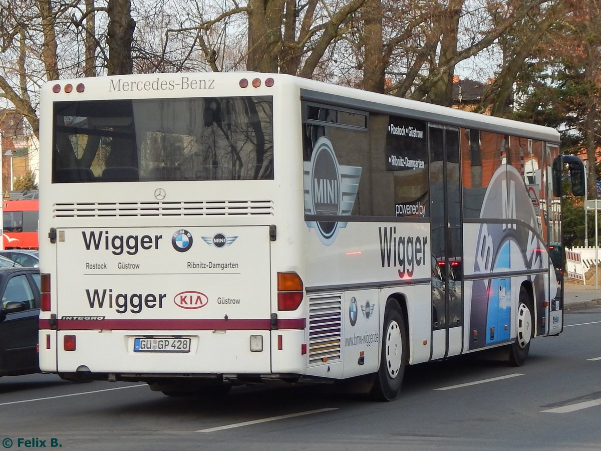 Mercedes Integro von Regionalbus Rostock in Gstrow am 23.11.2016