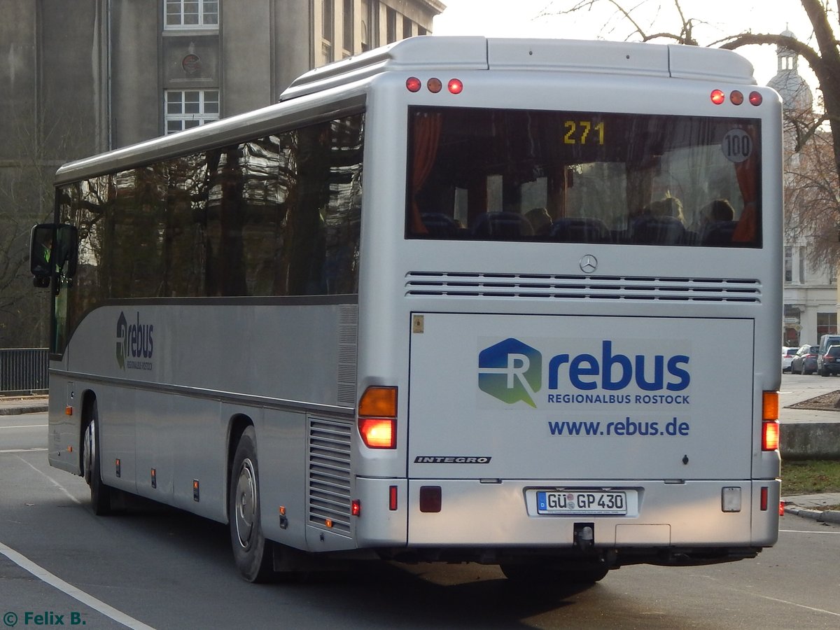 Mercedes Integro von Regionalbus Rostock in Güstrow am 23.11.2016