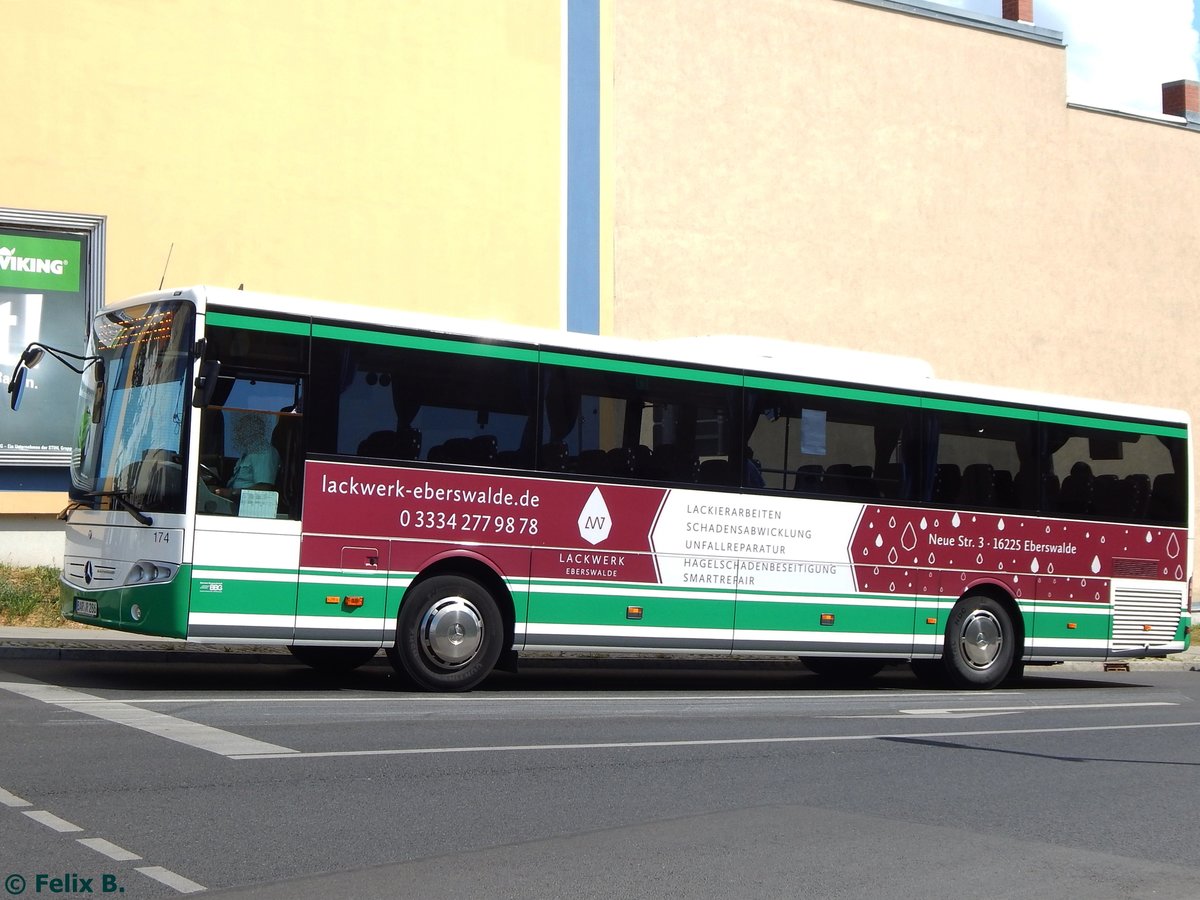 Mercedes Intouro der Barnimer Busgesellschaft in Eberswalde am 09.06.2016