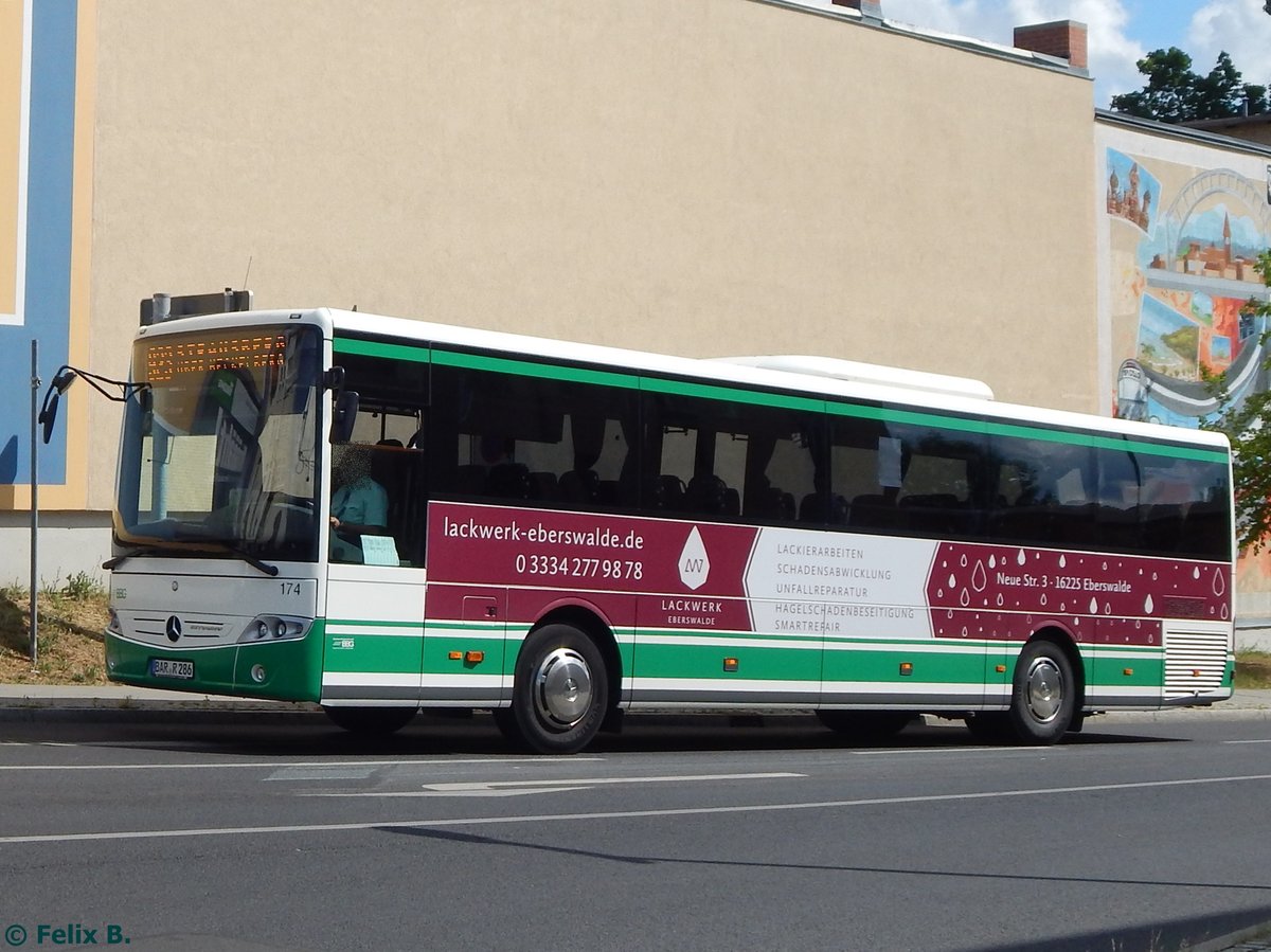 Mercedes Intouro der Barnimer Busgesellschaft in Eberswalde am 09.06.2016