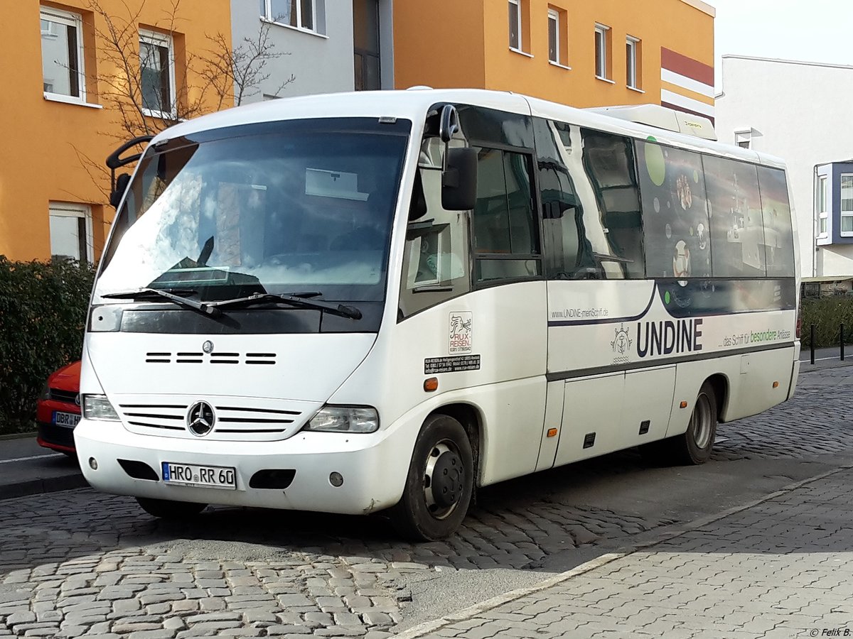 Mercedes Medio von Rux-Reisen aus Deutschland in Rostock am 07.03.2015