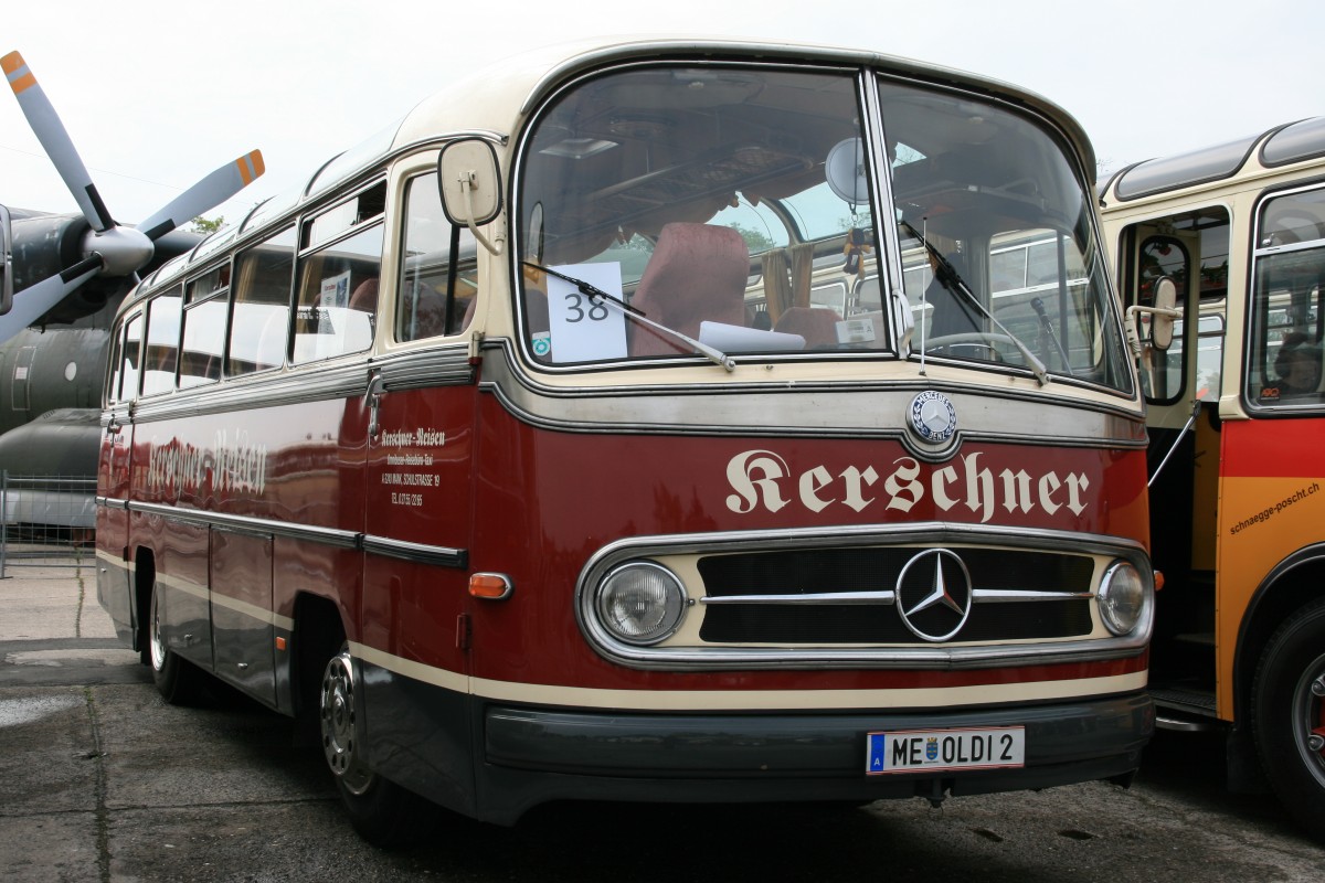 Mercedes O 321 H Bj. 1964  Kerschner , 4. Europatreffen historischer Omnibusse, Speyer 26.04.2014