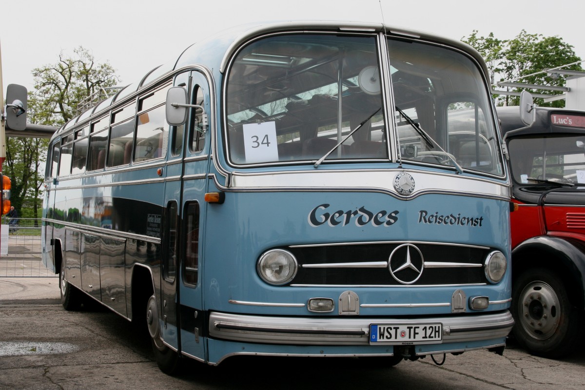 Mercedes O 321 HL Bj. 1963  Gerdes , 4. Europatreffen historischer Omnibusse, Speyer 26.04.2014