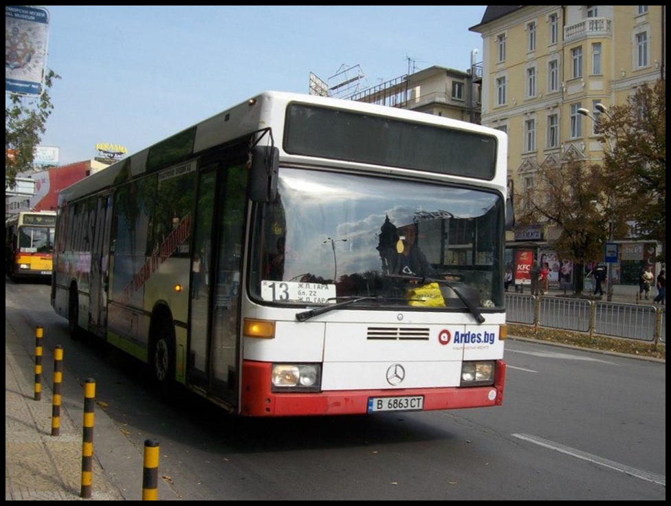 Mercedes O 405 in Varna am 13.10.2012 