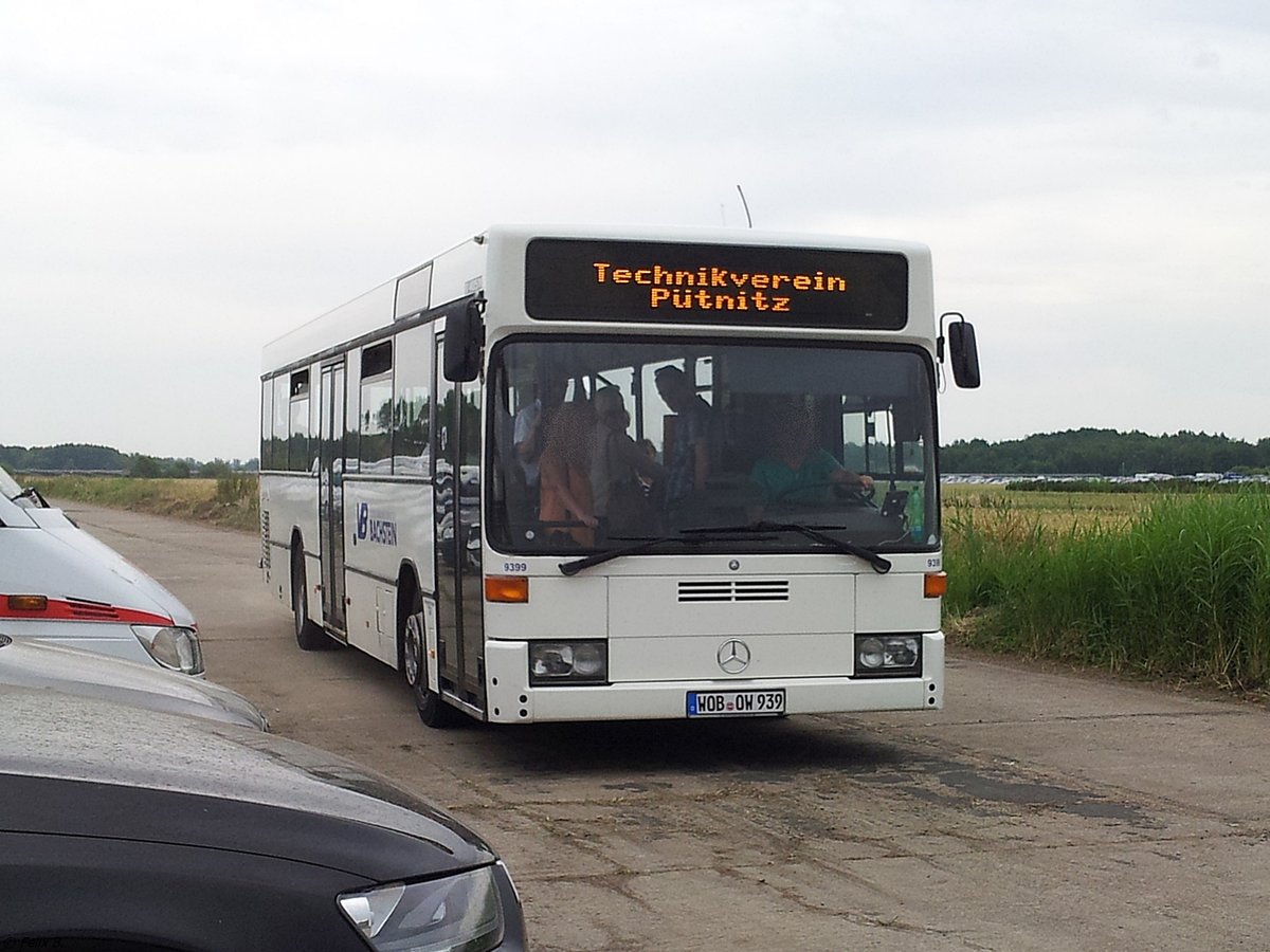 Mercedes O 405N der Verkehrsbetriebe Bachstein bei Ribnitz-Damgarten am 05.07.2014
