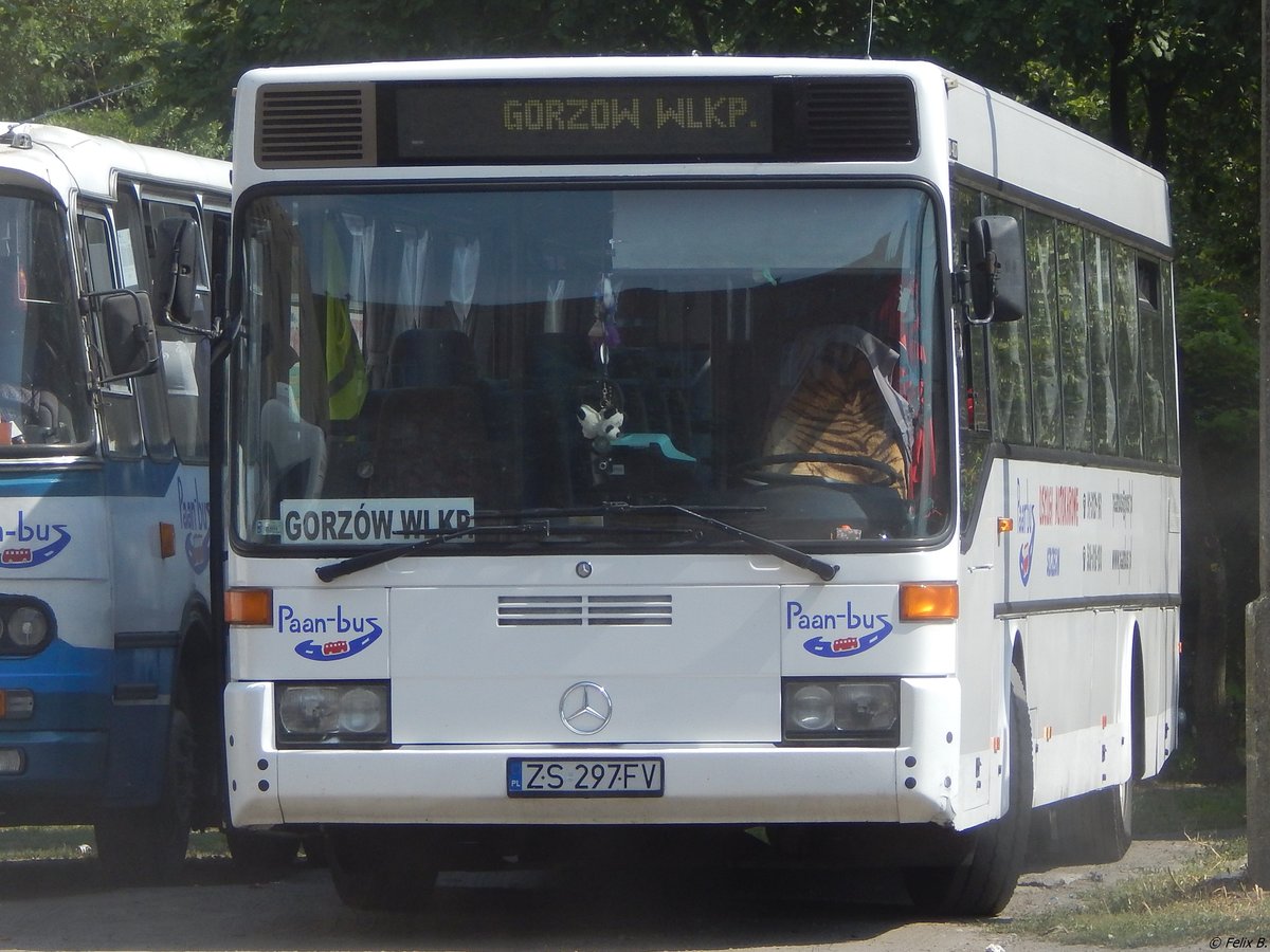 Mercedes O 407 von Paan-Bus aus Polen in Stettin am 08.08.2018
