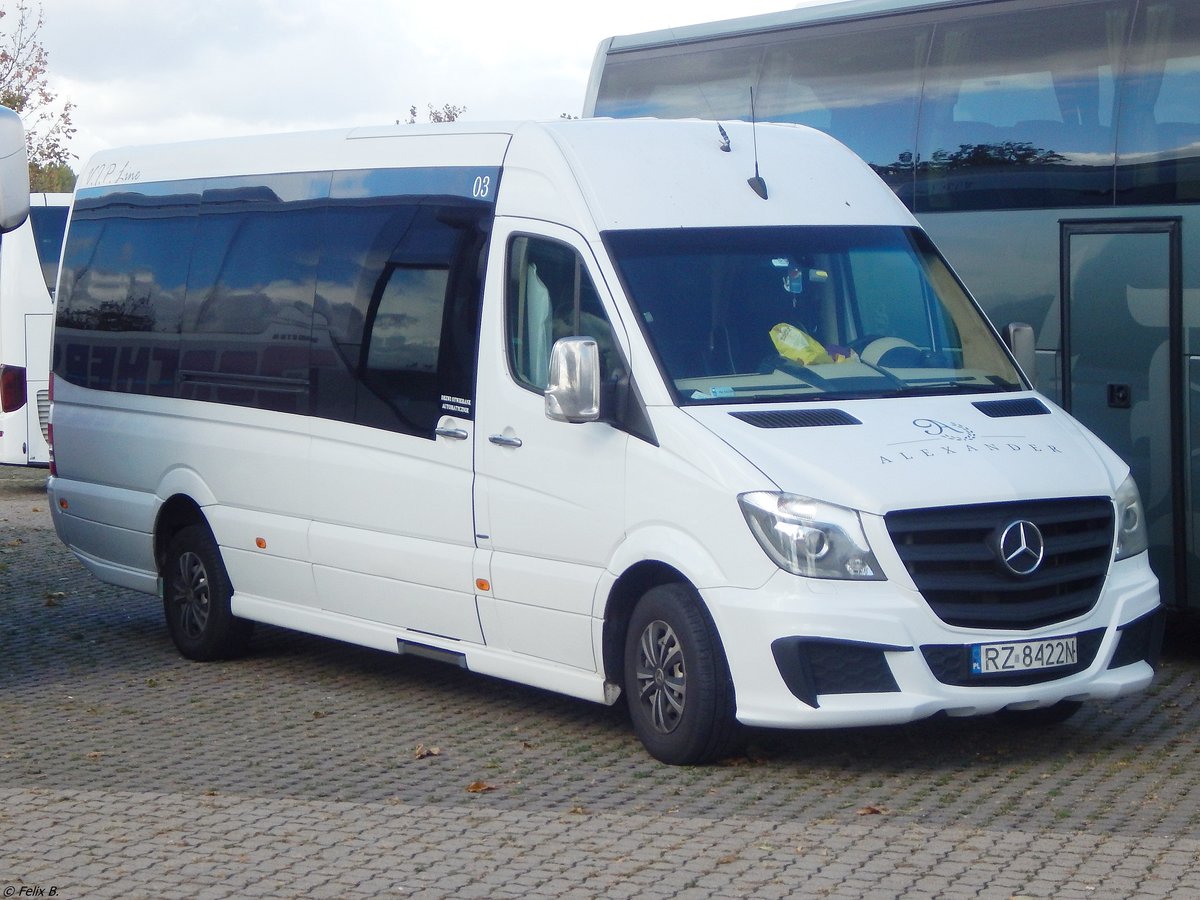 Mercedes Sprinter von Alexander Bus aus Polen in Hannover am 24.09.2018