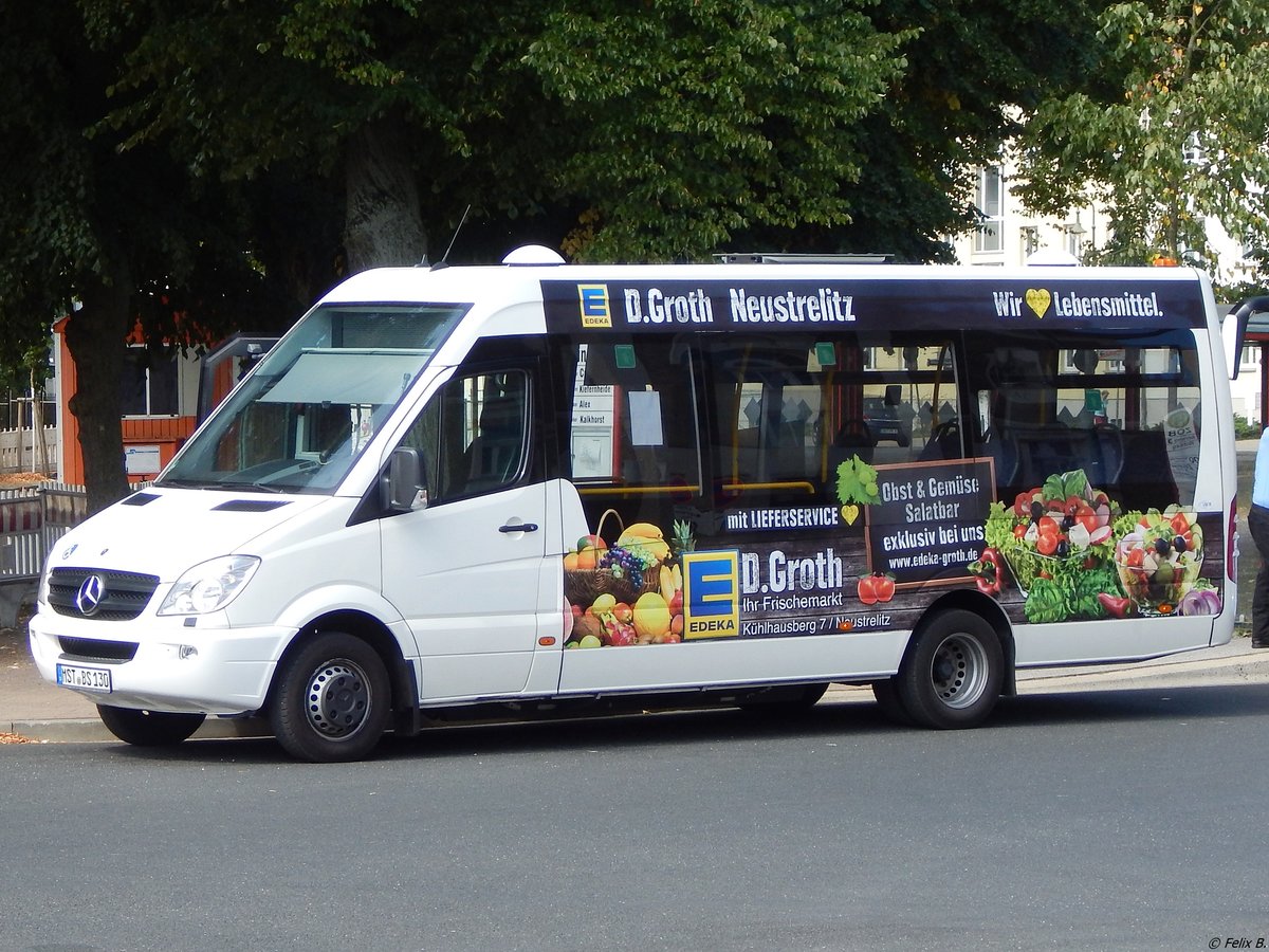 Mercedes Sprinter von Becker-Strelitz Reisen aus Deutschland in Neustrelitz am 26.07.2018