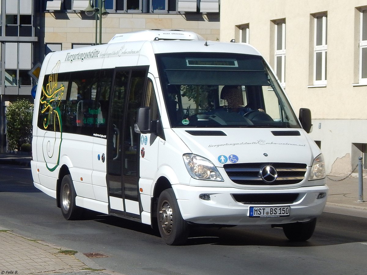 Mercedes Sprinter von Becker-Strelitz Reisen aus Deutschland in Neustrelitz am 07.08.2018