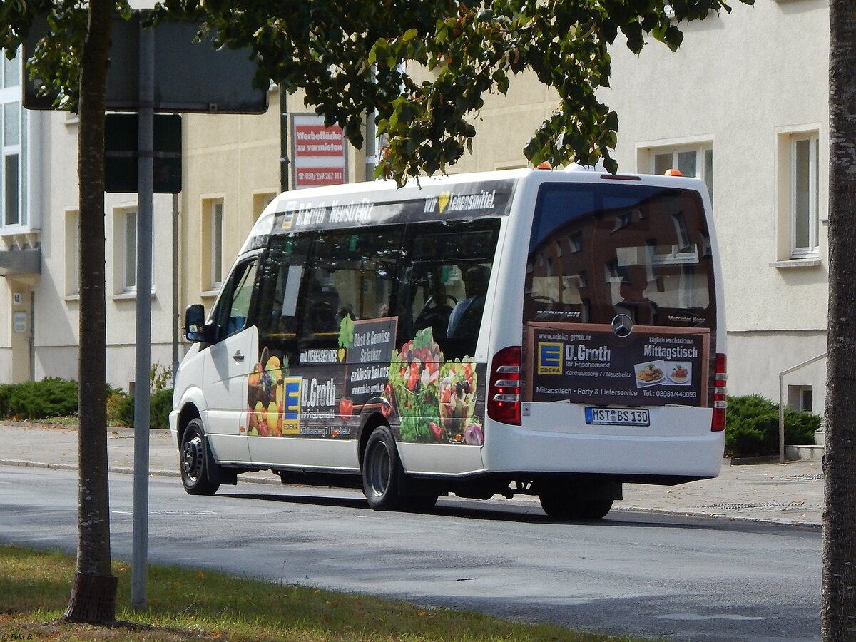 Mercedes Sprinter von Becker-Strelitz Reisen aus Deutschland in Neustrelitz am 15.09.2019
