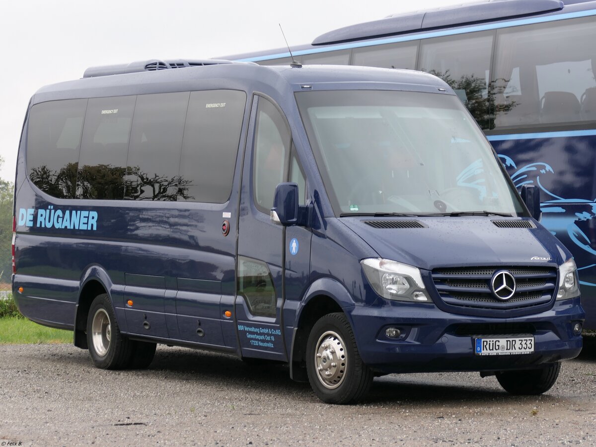 Mercedes Sprinter von De Rüganer aus Deutschland in Bergen am 02.08.2020