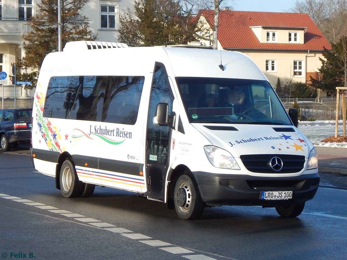 Mercedes Sprinter von J.Schubert Reisen aus Deutschland in Greifswald am 20.01.2017