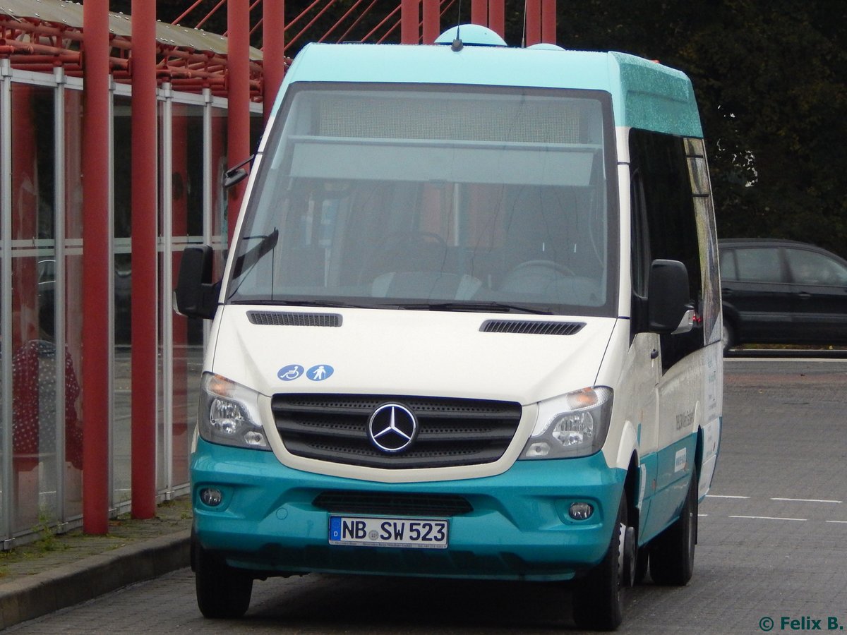 Mercedes Sprinter der Neubrandenburger Verkehrsbetriebe in Neubrandenburg am 21.10.2016