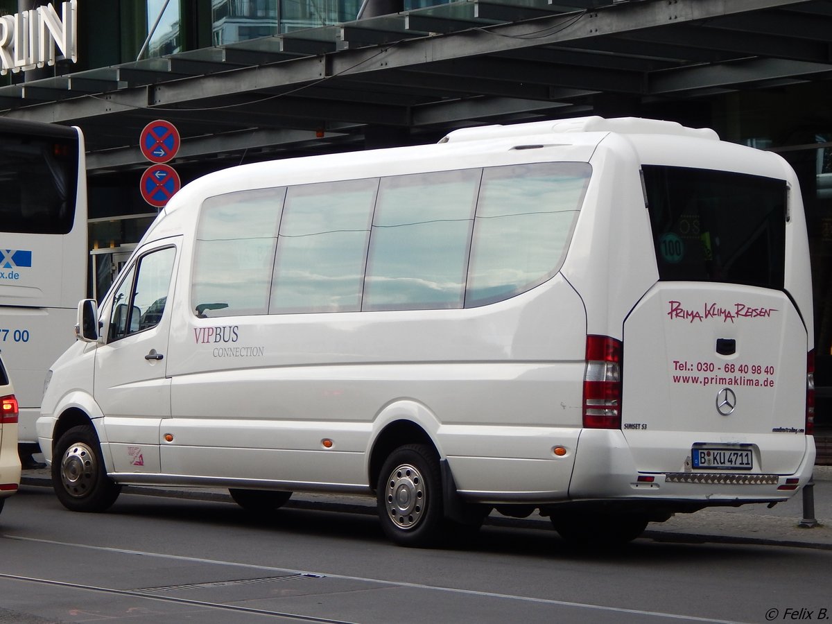 Mercedes Sprinter von Prima Klima Reisen/Vip Bus Service aus Deutschland in Berlin am 10.06.2016