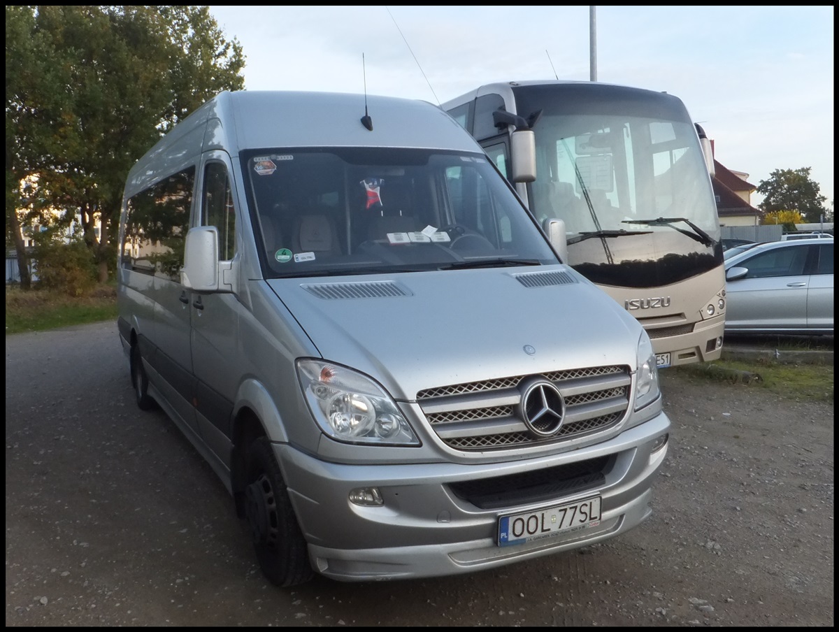 Mercedes Sprinter von Przedsiębiorstwo Usługowe  Sella  aus Polen in Binz am 22.10.2013