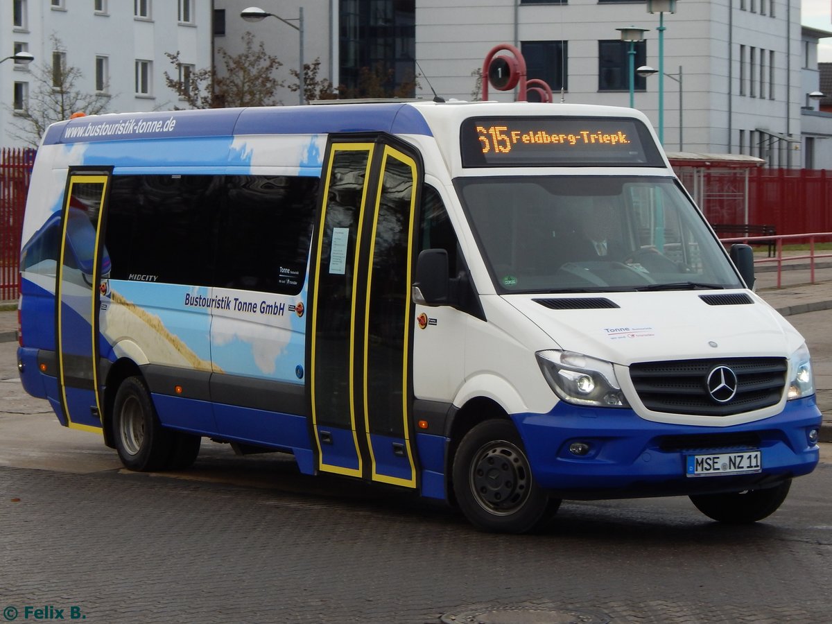 Mercedes Sprinter von Tonne aus Deutschland in Neubrandenburg am 19.11.2016