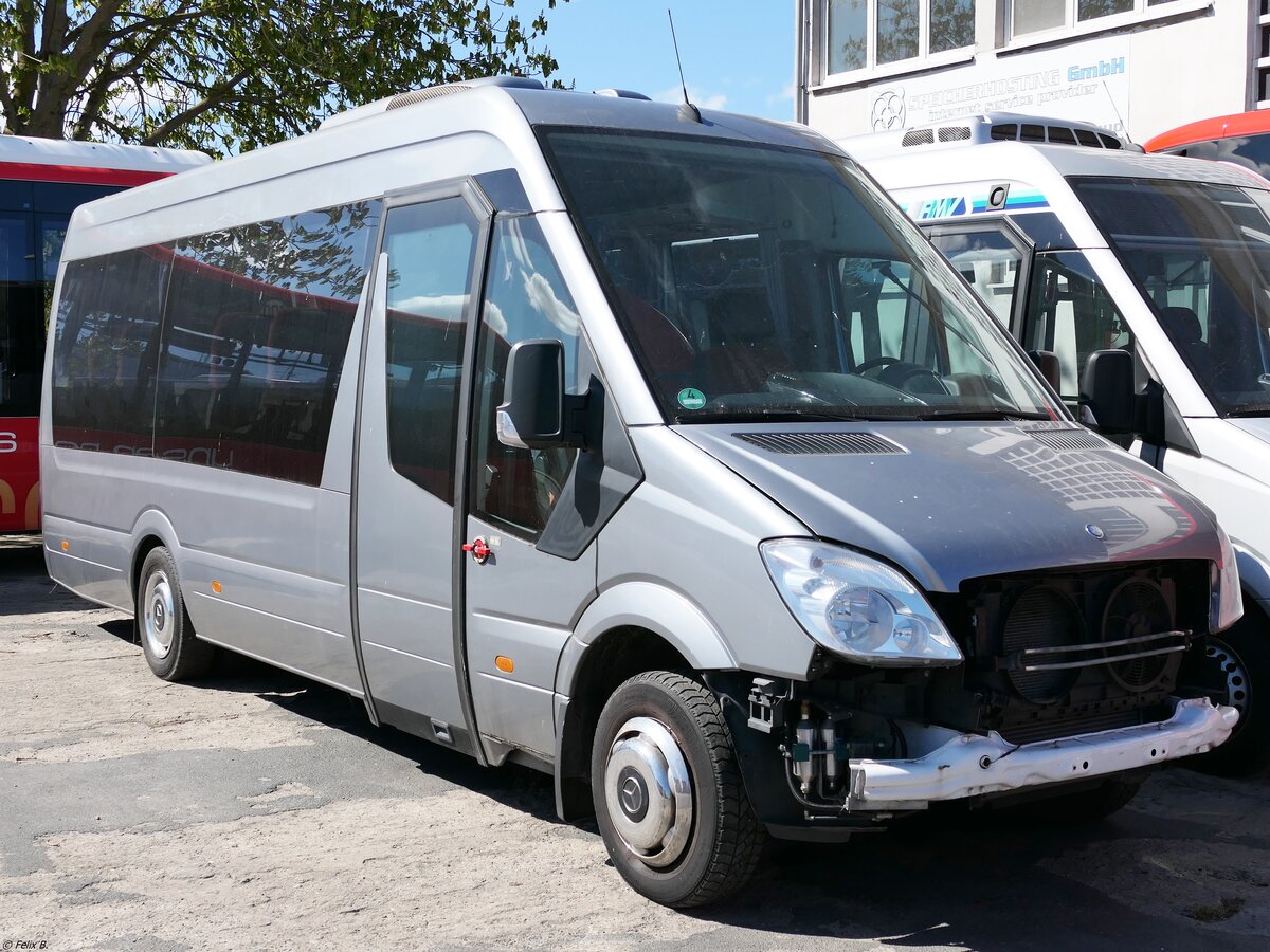 Mercedes Sprinter von URB aus Deutschland (ex H. Kortschlag Fahrservice - P-HK 781) in Ueckermünde am 19.04.2020